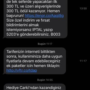 Vodafone Kafasına Göre Defalarca İnternet Paketi Yeniliyor