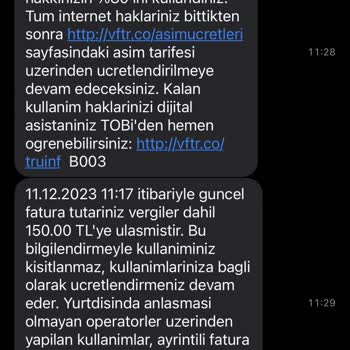 Vodafone Kafasına Göre Defalarca İnternet Paketi Yeniliyor