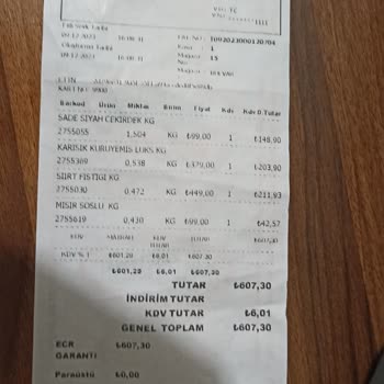 Çitlekçi Fazla Ücret Aldı