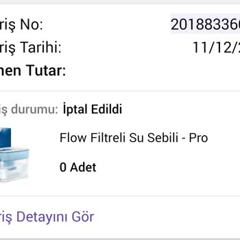 N11 Bilgi Dışı Sipariş İptali