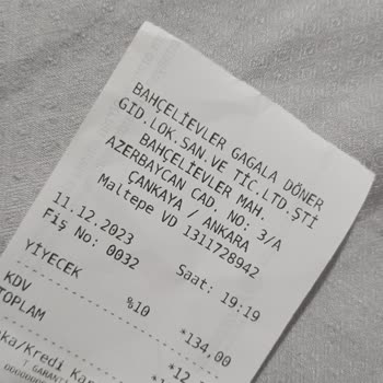 Ankara Gagala Döner Midemizi Bozdu