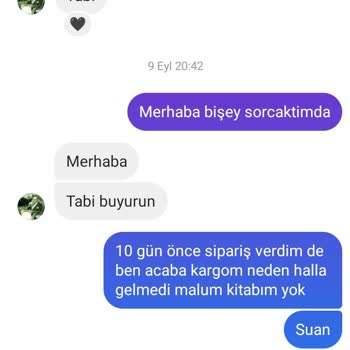 Kartal Sah Kitap Kargomu Göndermiyor Instagram'dan