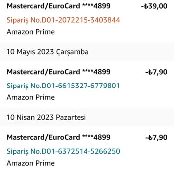 Amazon İzinsiz Hesabımdan Para Çekilmesi