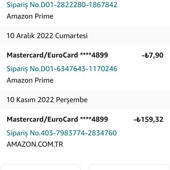 Amazon İzinsiz Hesabımdan Para Çekilmesi