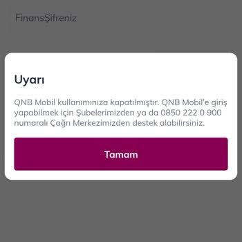 QNB Finansbank Mobil Bankacılığa Giremiyorum Ve Müşteri Hizmetlerine Bağlanamıyorum