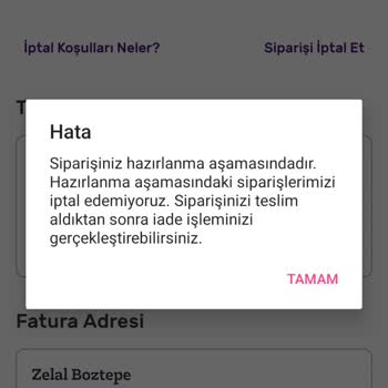 Gratis Ürünlerim Teslim Edilmedi İptal Da Edilmiyor