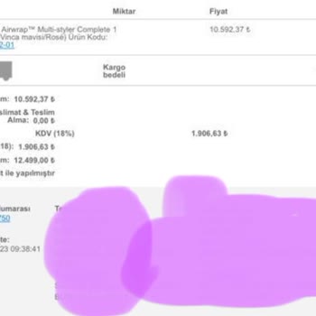 Dyson Değişim Kararı Verilen Cihaz 30 Gündür Tarafıma Gönderilmedi