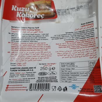 Şampiyon Kokoreç Kokoreç İçinden Çıkan İnsan Tırnağı
