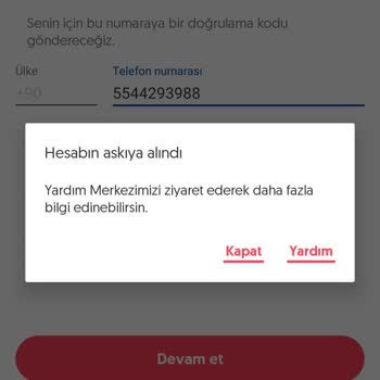 Letgo Hesabıma Giriş Yapamıyorum