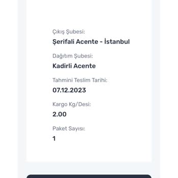 Sürat Kargo Kargom Kayıp Yok