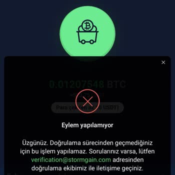 Stormgain Kyc Doğrulama Sorunu