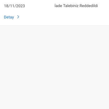 Adore Mobilya Ürün İade Talebi Reddedilmesi