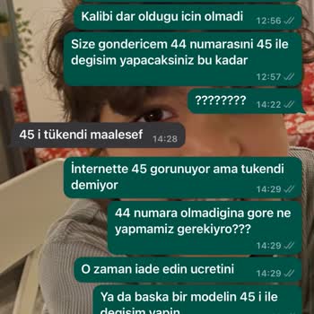 Sneakershome_tr (shopier-instagram) Sneakershome Şikayet! Değişim Yapılmıyor!