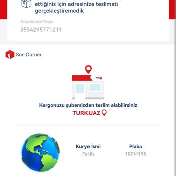 Aras Kargo Ürünüm Eve Teslim Edilmedi
