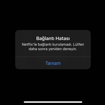 Netflix İnternet Hatası Uyarısı!