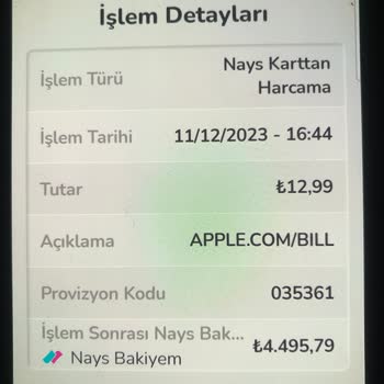 Apple Bilgim Dışında Hesabımdan Para Çekimi