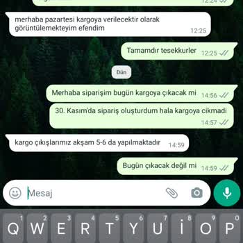 Arya Gross Siparişim Hala Ulaşmadı