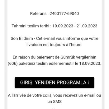 Sephora K. Kartımdan Dolar Üzerinden İznim Olmadan Alınan Tutarın İadesi