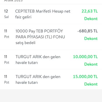 TEB Para İadesi İstiyorum