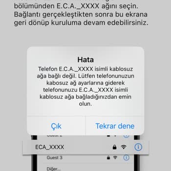 ECA Kablosuz Akıllı Termostat Bağlantı Sorunu