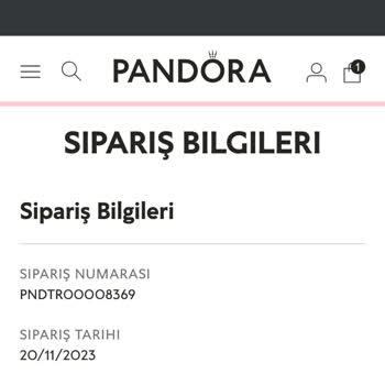 Pandora Mücevher Alışveriş İademi Alamama