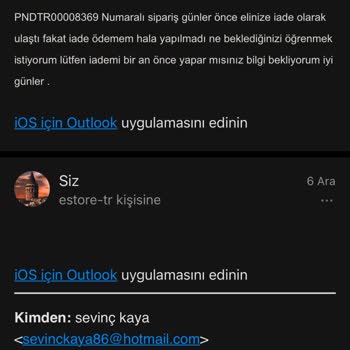Pandora Mücevher Alışveriş İademi Alamama