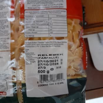 Arbella Makarna Paketlerinde Kurtlanma Oldu