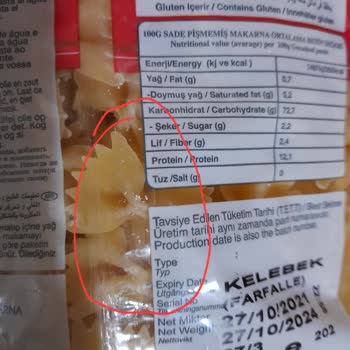 Arbella Makarna Paketlerinde Kurtlanma Oldu