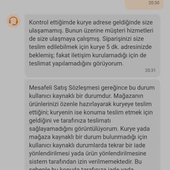 Trendyol Yemekten Siparişimin İptal Edilip Para İadesi Yapılmaması