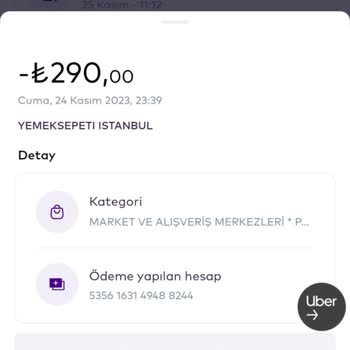 Yemeksepeti Para İadem Yapılmadı