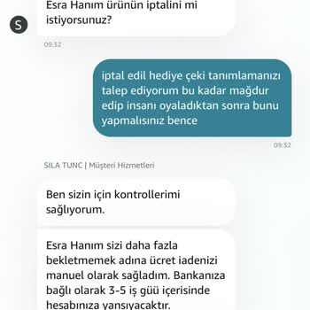 Amazon Teslim Edilmeyen Ürün