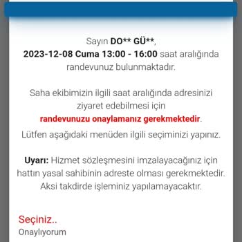Kablo TV TÜRKSAT İnternet Kurulum Pişmanlık