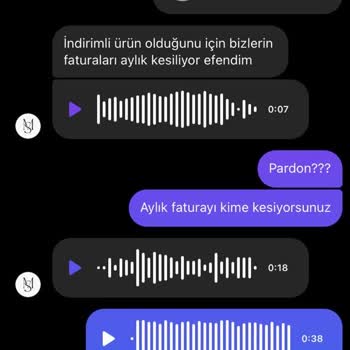 By Merve Serin İade/ Fatura İsteme