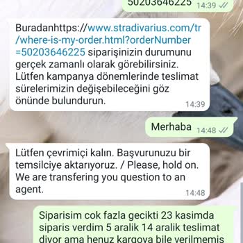 Stradivarius Online Sipariş Problemi