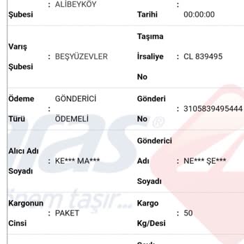 Aras Kargo Ulaşmayan Kargo Sorunu