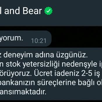 Pull & Bear 18 Gündür Siparişi Kargoya Vermiyor
