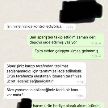 Stradivarius Ürün Teslim Edilmemesi