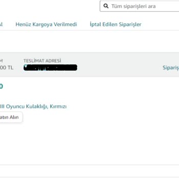 Amazon Poyraz Group Zam Gelen Ürünü Kargodan Geri Çevirdi İptal Etti!