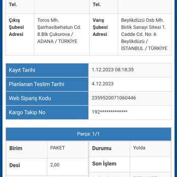 Sürat Kargo Kargom 2 Haftadır Esenyurt Aktarmada Bekliyor