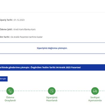 Avansas 12 Gündür Kargoyu Göndermedi.