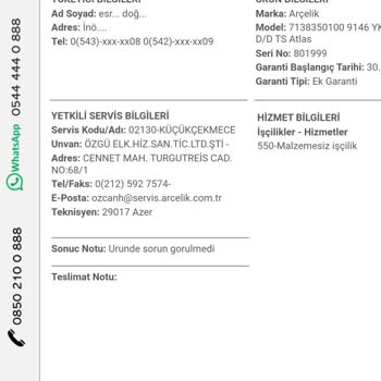 Arçelik 9146 Sürekli Arıza