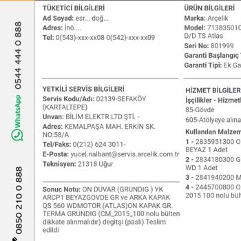 Arçelik 9146 Sürekli Arıza