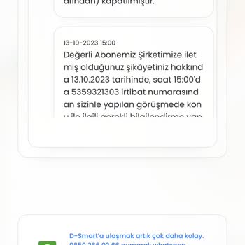 D-Smart Net Haklılığım Karşısında  Verdikleri Sözü Tutmamaları