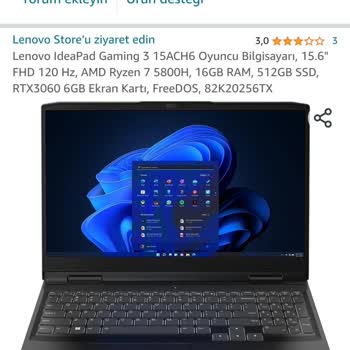 Amazon Satın Alınan Bilgisayar