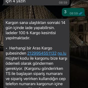 Eyyo'nun İadelerde 100 TL Kargo Ücreti Alması