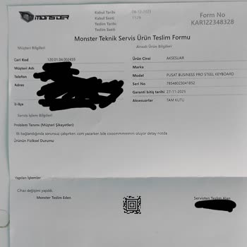 Monster Notebook Bluetooth Klavye Şarj Sorunları Ve Takılma Problemi