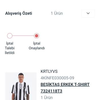 Kartal Yuvası Kendi Kendine Sipariş İptali