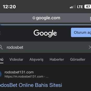 RodosBet Siteye Giriş Yapamıyorum