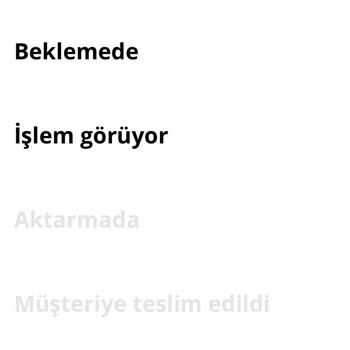 Stradivarius 24 Kasım'dan Beri Ürünüm Kargoya Verilmedi