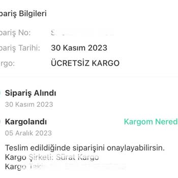 Sürat Kargo'nun Kendi Kendine Kargo İadesi Yapması